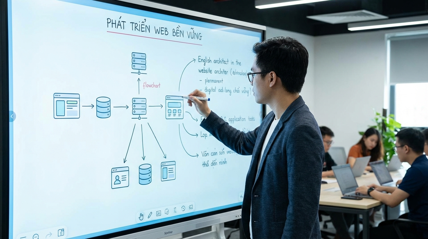 Phát triển web bền vững bắt đầu từ việc lập kế hoạch kiến trúc hệ thống bài bản - Phát triển web bền vững: Bí quyết vàng giúp website đột phá
